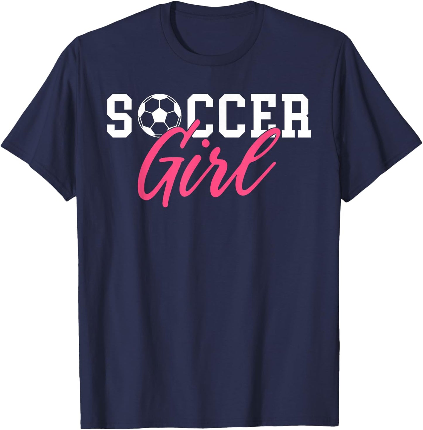 Soccer Girl T-Shirt - T-Shirt | Navy