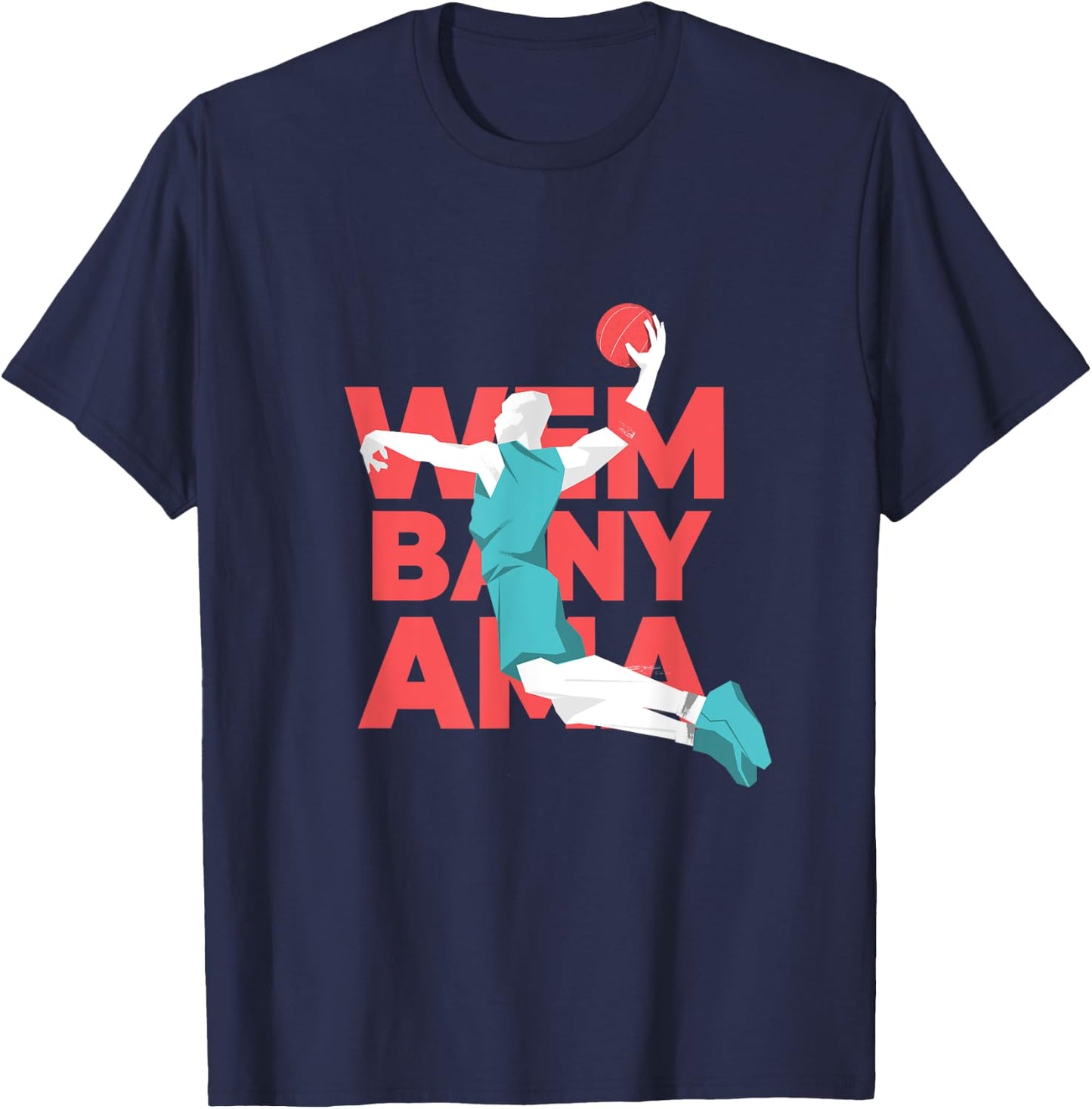 Wembanyama Basketball Amazing Gift Fan T-Shirt - T-Shirt | Navy