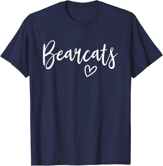 Bearcats High School Bearcats Sports Team Women's Bearcats T-Shirt - T-Shirt | Navy