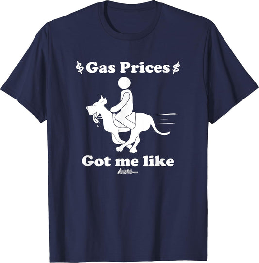 Funny Great Dane Gas Prices Top, Great Dane Shirt, Funny Dog Women T-Shirt - T-Shirt | Navy