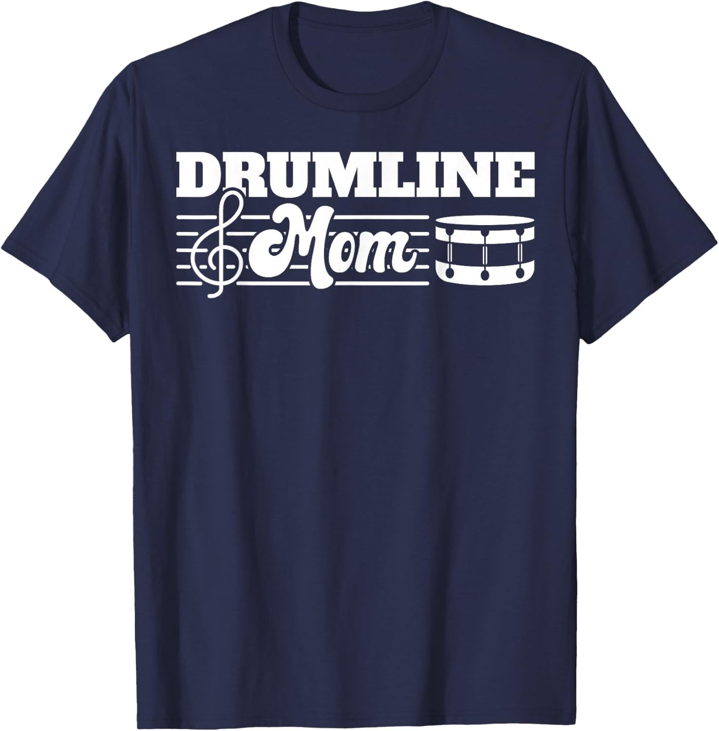 Drumline Mom Marching Band Mom T-Shirt - T-Shirt | Navy