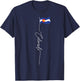 Colorado Flag, Colorado USA, Coloradans Elegant Enthusiast T-Shirt - T-Shirt | Navy
