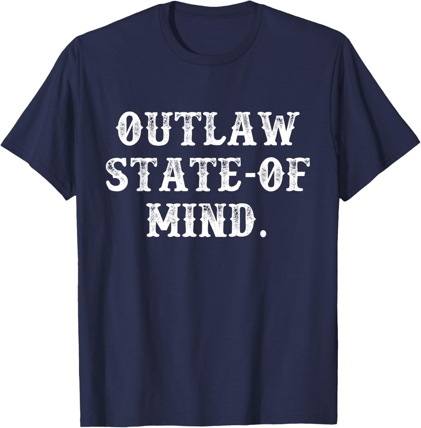 Outlaw State-Of Mind T-Shirt - T-Shirt | Navy