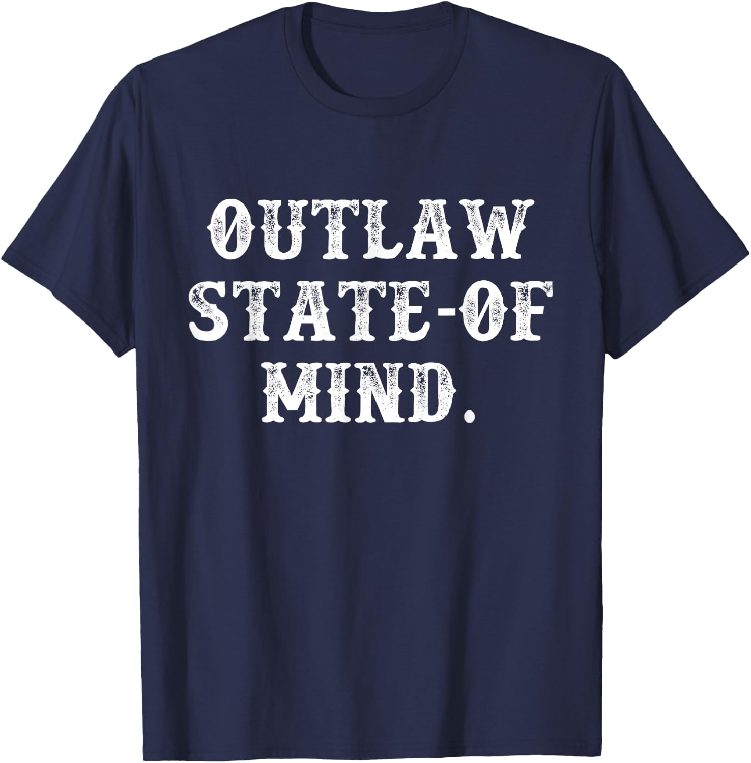 Outlaw State-Of Mind T-Shirt - T-Shirt | Navy