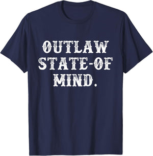 Outlaw State-Of Mind T-Shirt - T-Shirt | Navy
