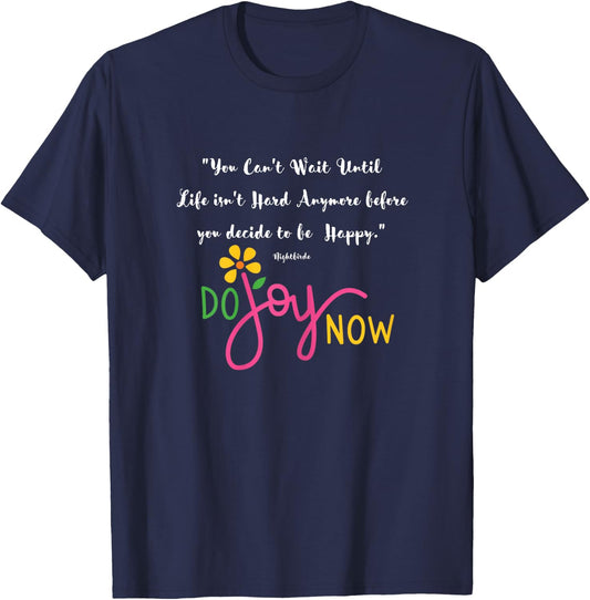 Your Can't Wait Until Life Isn't Hard T-Shirt - T-Shirt | Navy