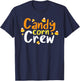 Candy Corn Crew Funny Halloween T-Shirt - T-Shirt | Navy