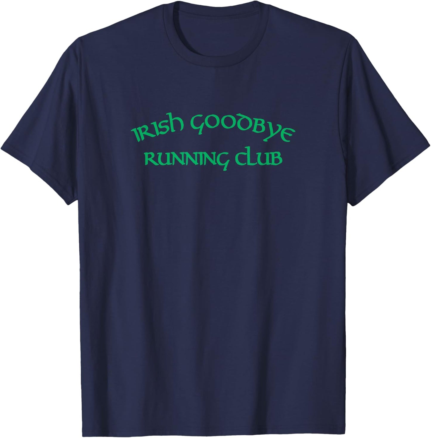 Irish Goodbye Running Club T-Shirt - T-Shirt | Navy