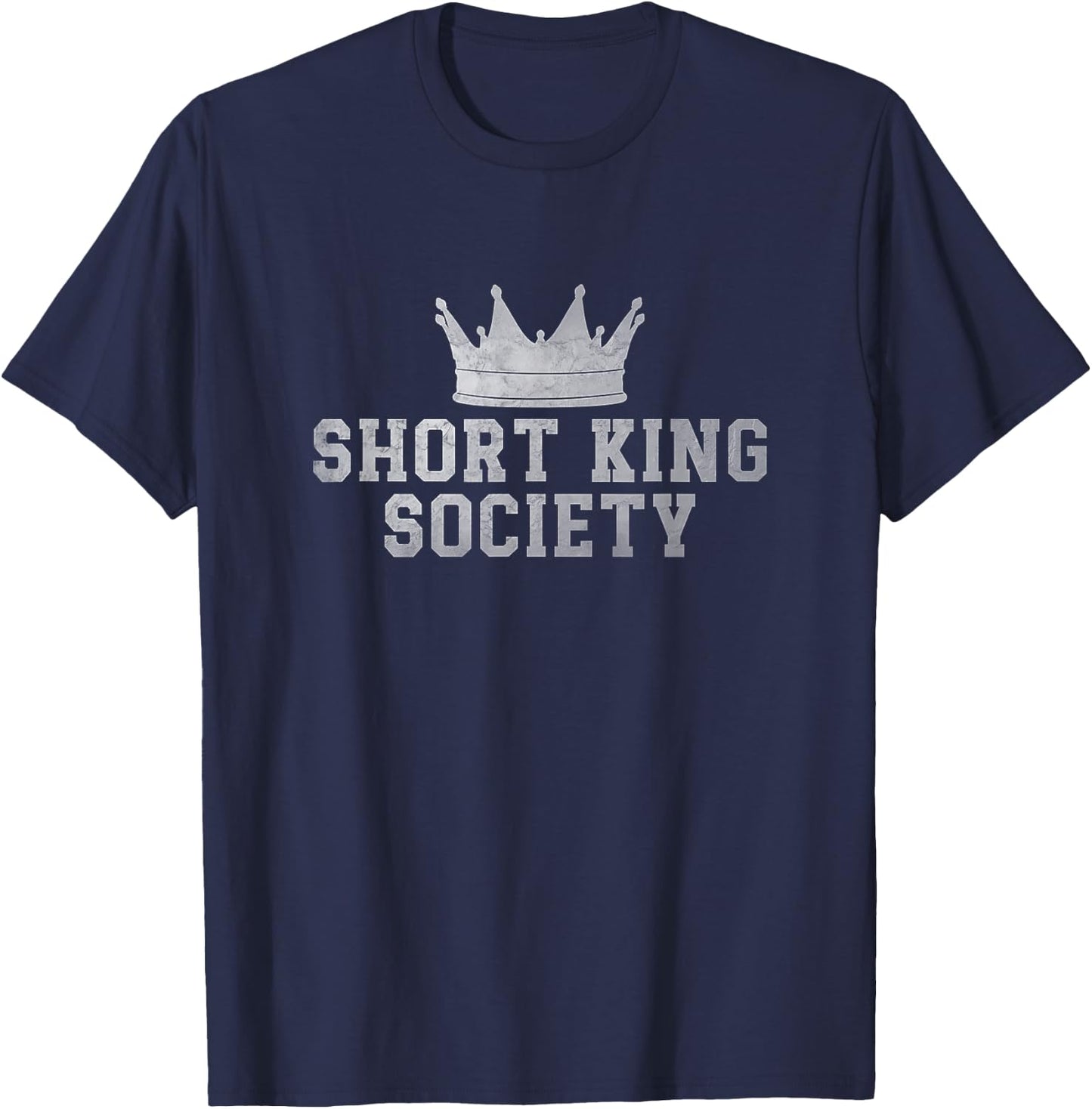Short King Society - Short King Society Cool Short King Men T-Shirt - T-Shirt | Navy