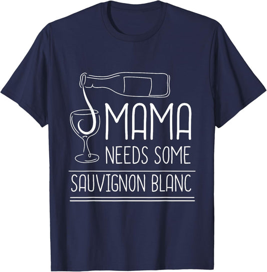 White Wine Sauvignon Blanc Wine Drinker Wine Tester Wine T-Shirt - T-Shirt | Navy