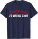 Auto Detailing Car Detail Specialist Job Automotive Detailer T-Shirt - T-Shirt | Navy