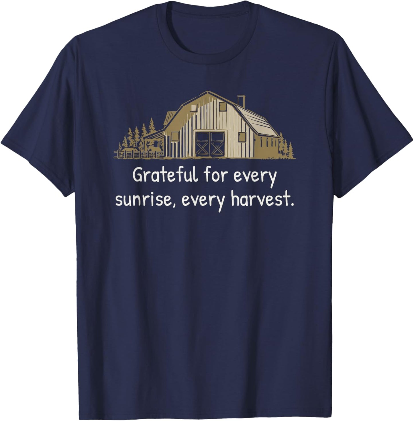 Embrace the Farming Life Harvest Homestead Farmer T-Shirt - T-Shirt | Navy