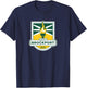 SUNY Brockport Golden Eagles Institutional Shield T-Shirt - T-Shirt | Navy