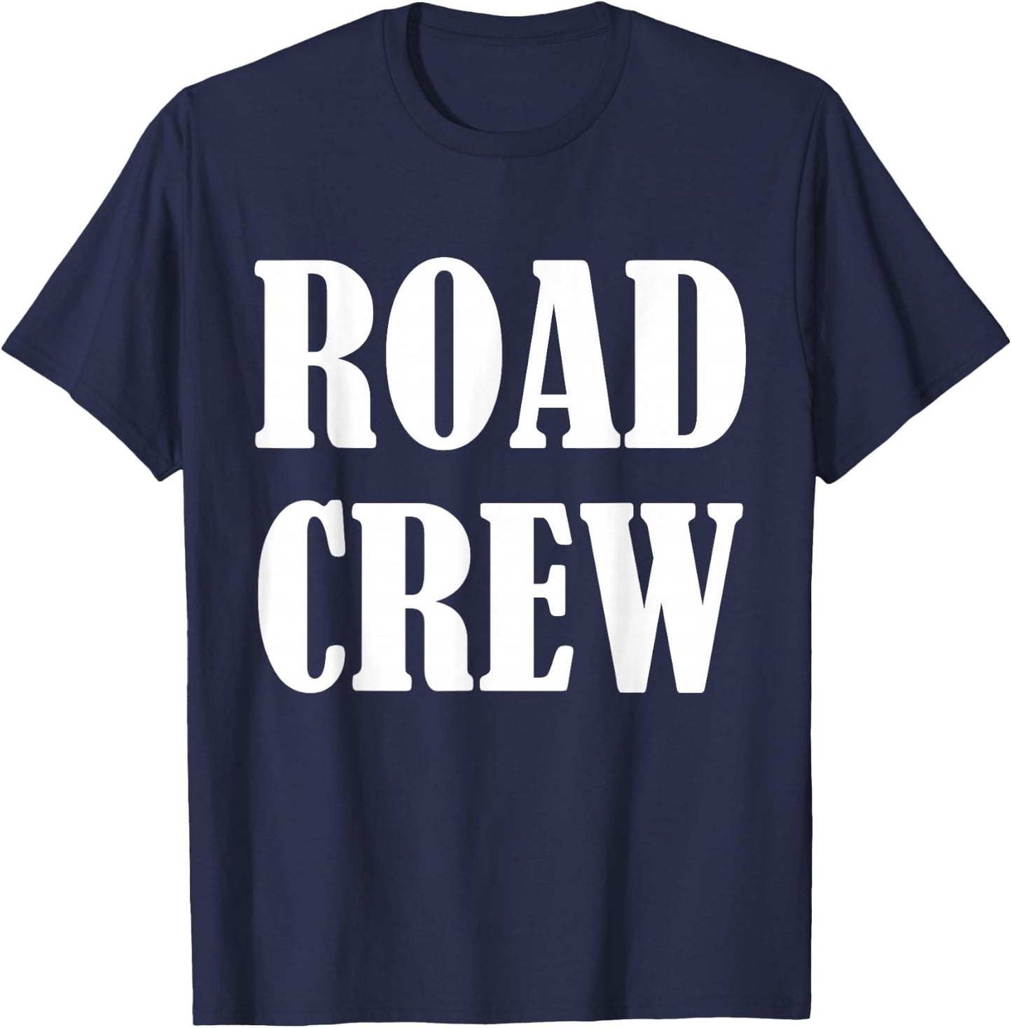 Road Worker Uniform Design - Road Crew T-Shirt - T-Shirt | Navy
