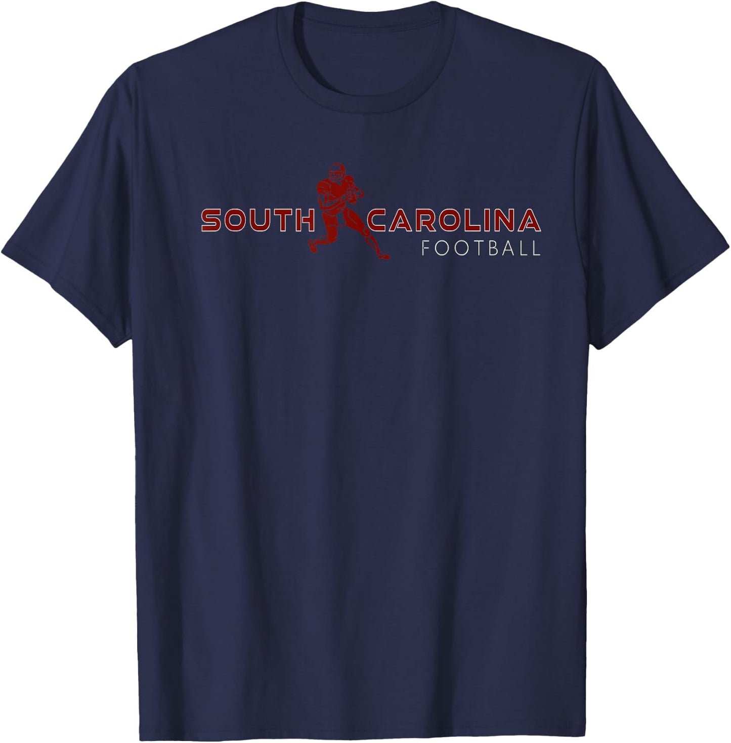 SC Fan Quarterback Athlete Gameday South Carolina Football T-Shirt - T-Shirt | Navy
