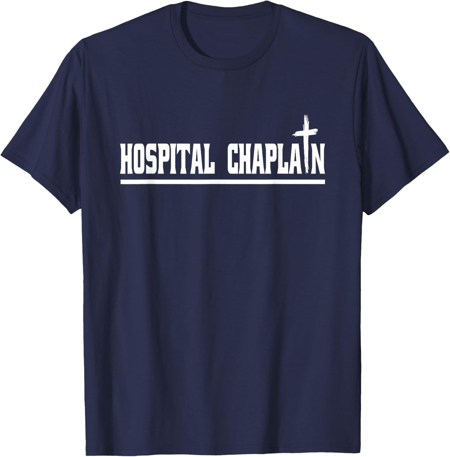 Chaplain Hospital Chaplain T-Shirt - T-Shirt | Navy