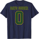 0 DAYS SOBER Jersey Funny Drinking Shirt for Alcohol Lover T-Shirt - T-Shirt | Navy