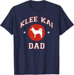 Alaskan Klee Kai Dad T-Shirt - T-Shirt | Navy