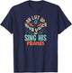 Christian Music Quote Inspirational Choir Singer or T-Shirt - T-Shirt | Navy