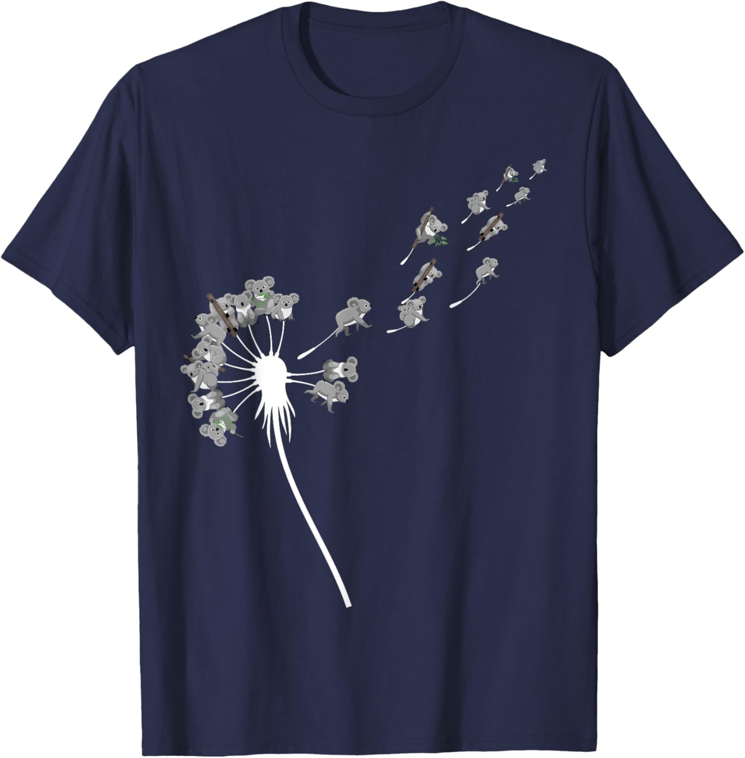 Dandelion Koala Bears Shirt for Koala Lover | Koala T-Shirt - T-Shirt | Navy