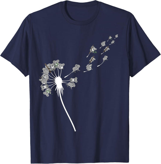 Dandelion Koala Bears Shirt for Koala Lover | Koala T-Shirt - T-Shirt | Navy