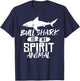 Bull Shark Teeth Animal Funny Ocean T-Shirt - T-Shirt | Navy