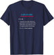 GATE GUARD Definition T-Shirt - T-Shirt | Navy