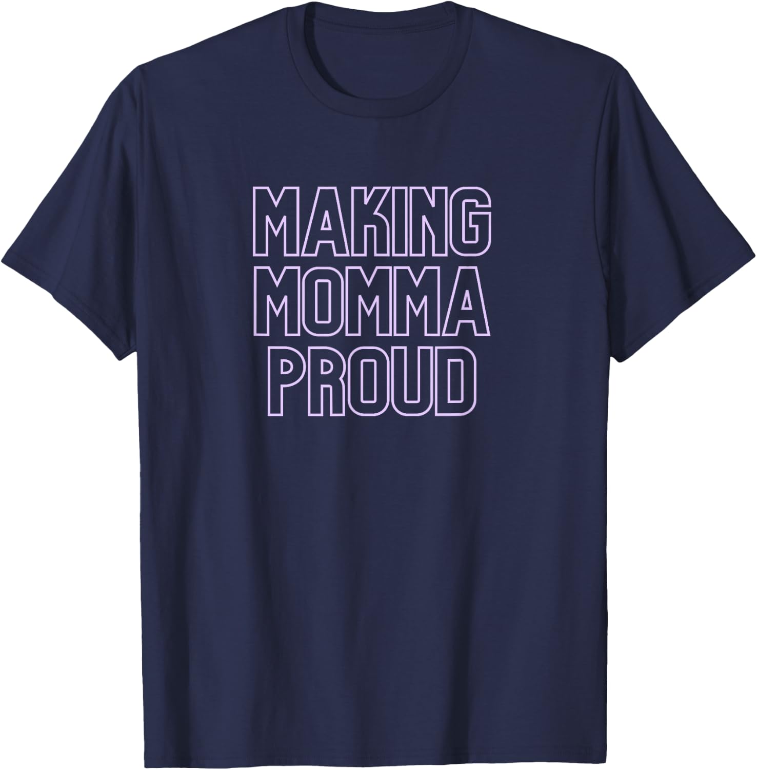 Gym Pump Cover Making Momma Proud Muscle Mommy T-Shirt - T-Shirt | Navy