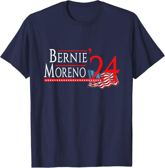 Bernie Moreno For US Senate 2024 Senator Ohio Election T-Shirt - T-Shirt | Navy