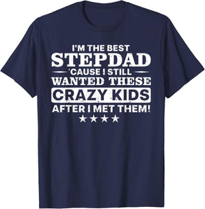 Cool Stepdad Father Step Dad Parenthood Stepfather T-Shirt - T-Shirt | Navy
