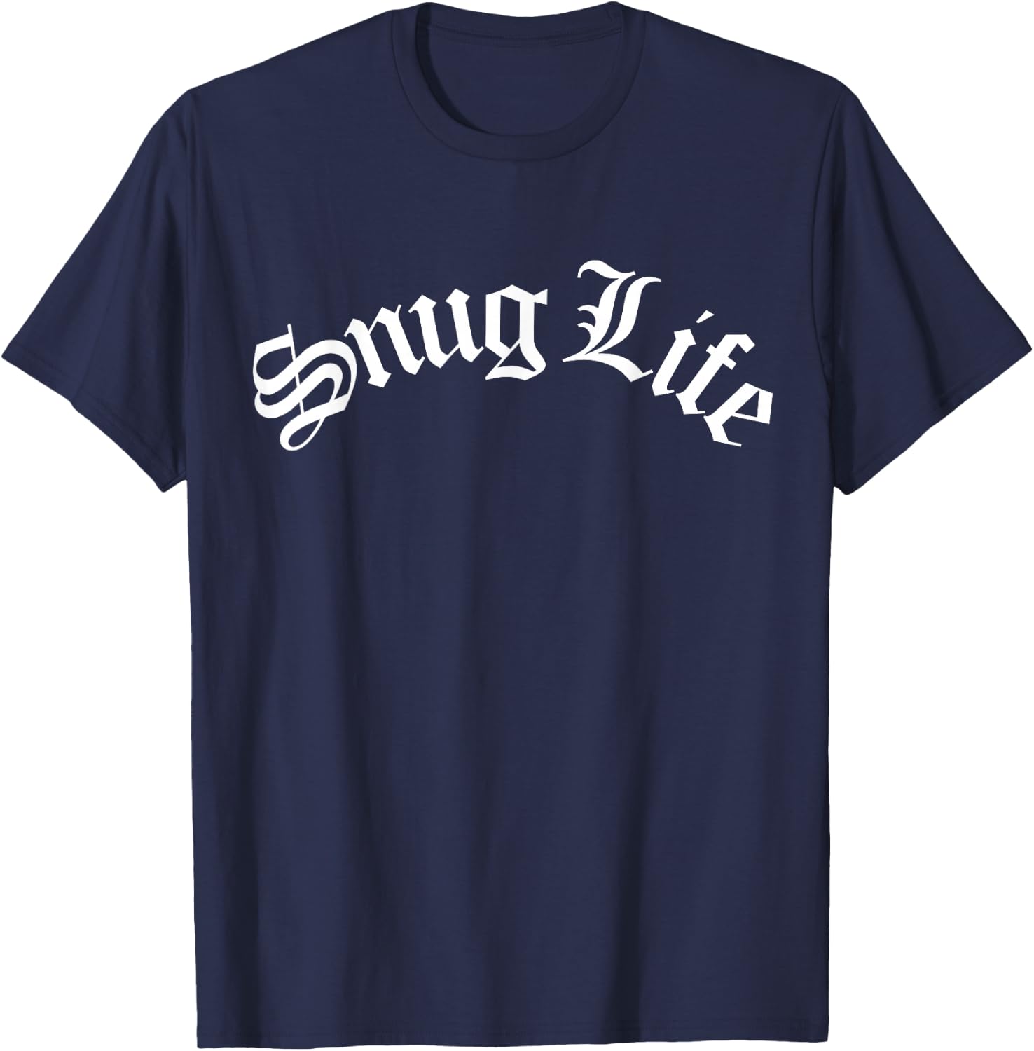 Snug Life Funny Cute Warm Cozy Cuddle Snuggle Hygge Love Fan T-Shirt - T-Shirt | Navy