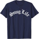 Snug Life Funny Cute Warm Cozy Cuddle Snuggle Hygge Love Fan T-Shirt - T-Shirt | Navy