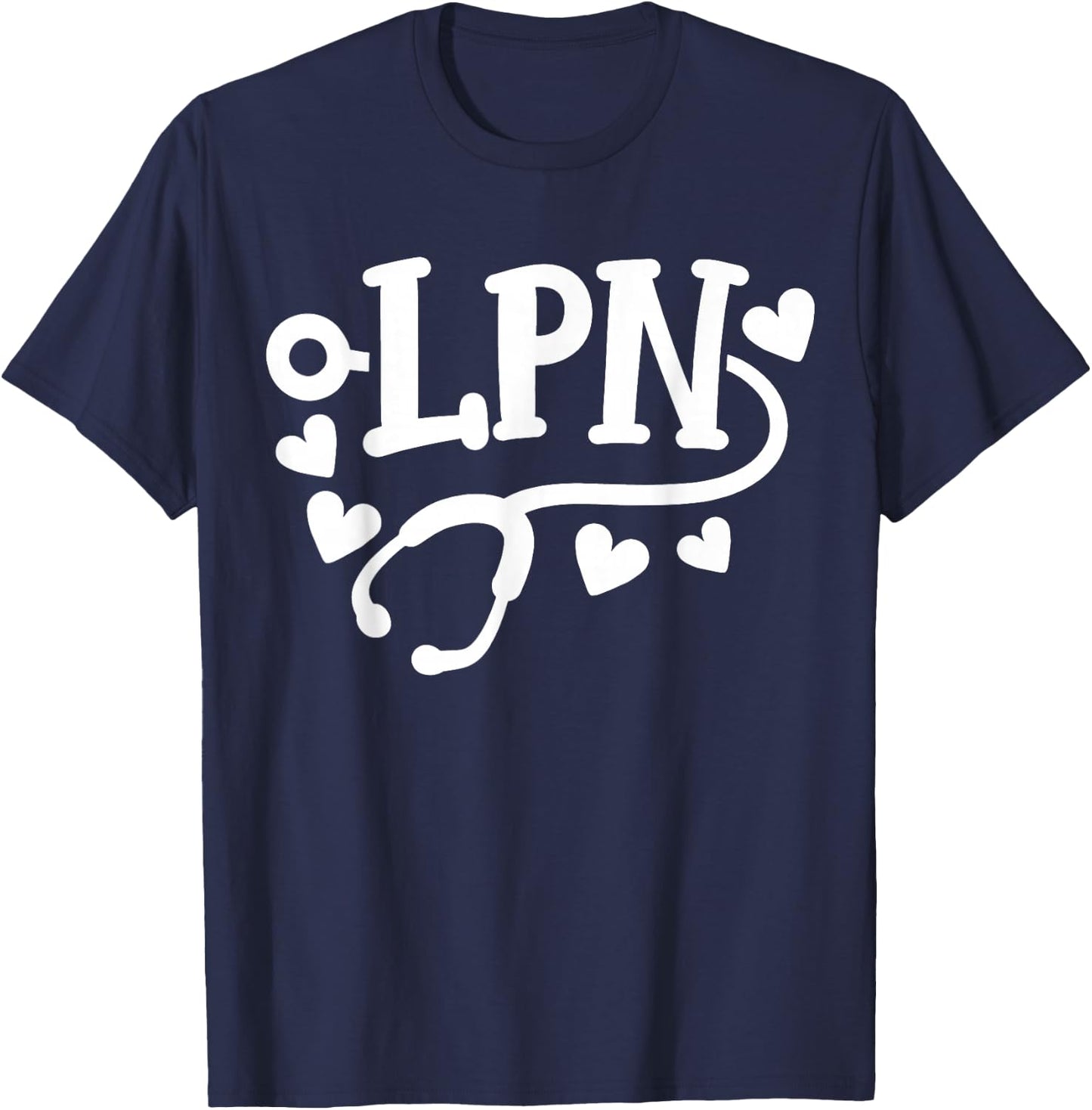 LPN Licensed Practical Nurse LPN T-Shirt - T-Shirt | Navy
