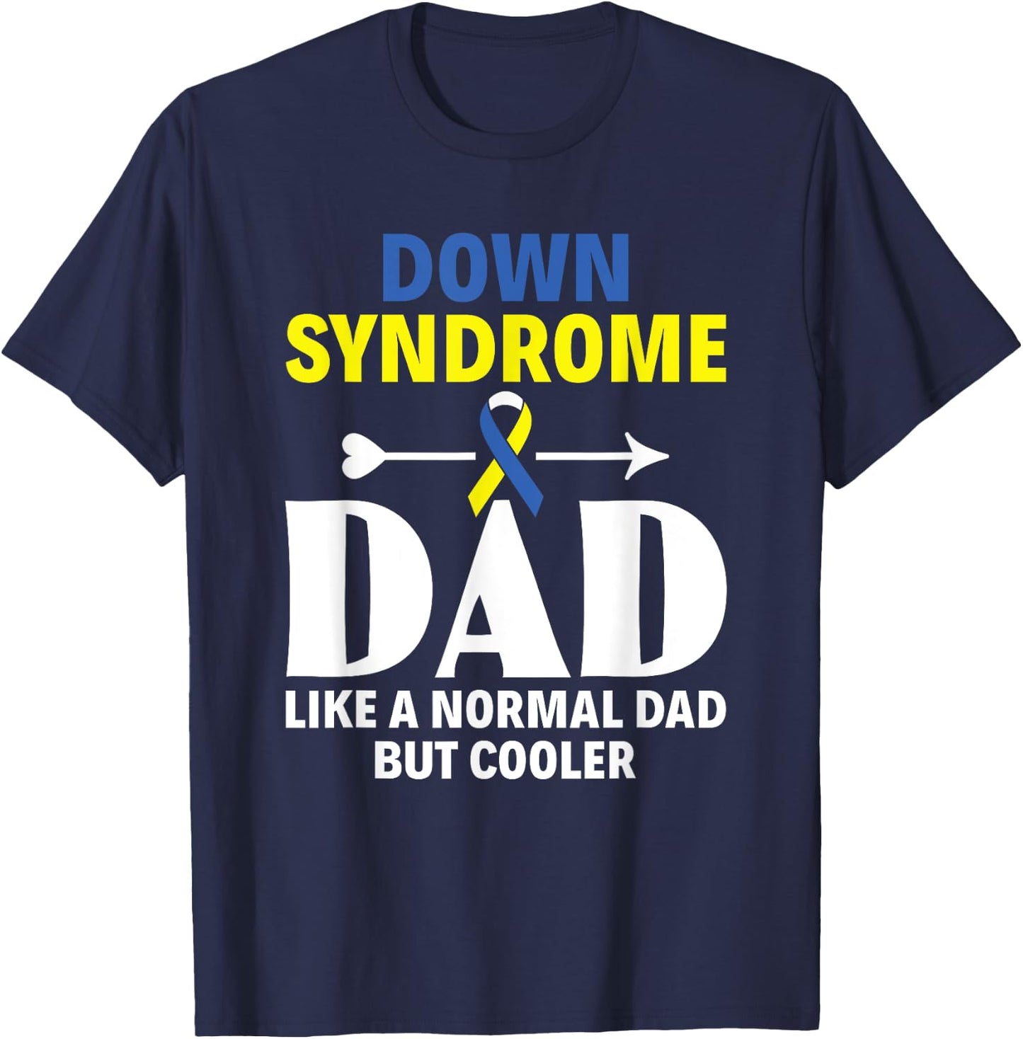Funny Down Syndrome Dad Definition Down Syndrome Awareness T-Shirt - T-Shirt | Navy