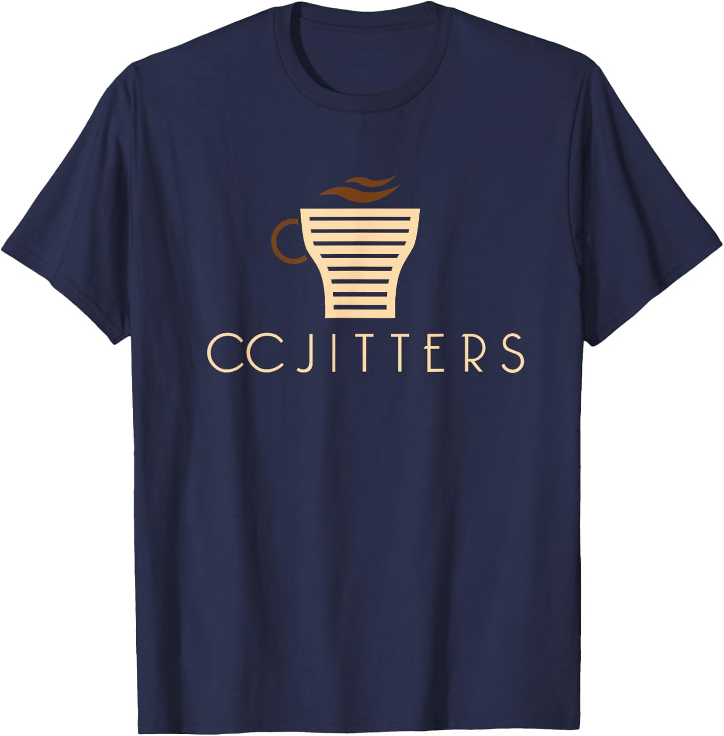 CC Jitters Coffee Shop T-Shirt - T-Shirt | Navy