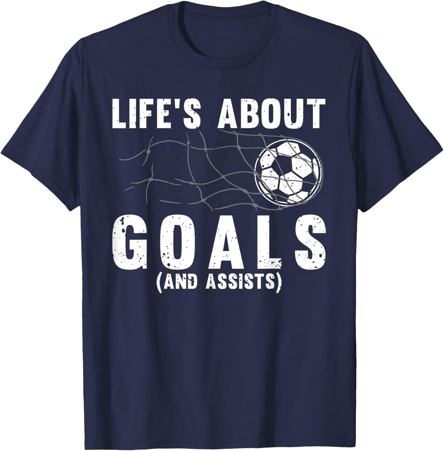 Cool Soccer Women Soccer Lovers Player Football Goal T-Shirt - T-Shirt | Navy