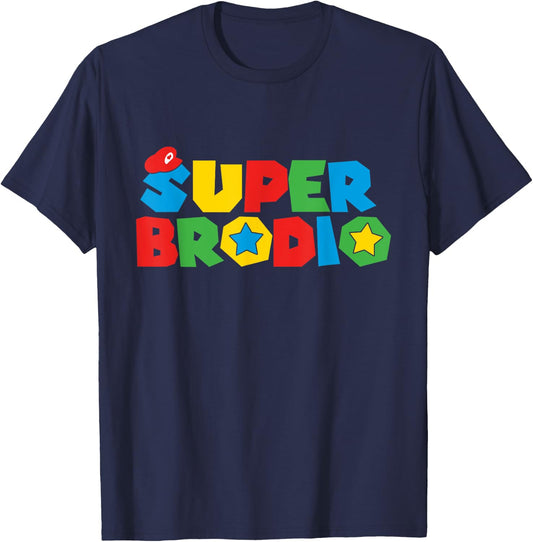 Ultimate Gaming Bro: Comedic Brother Family Matching T-Shirt - T-Shirt | Navy