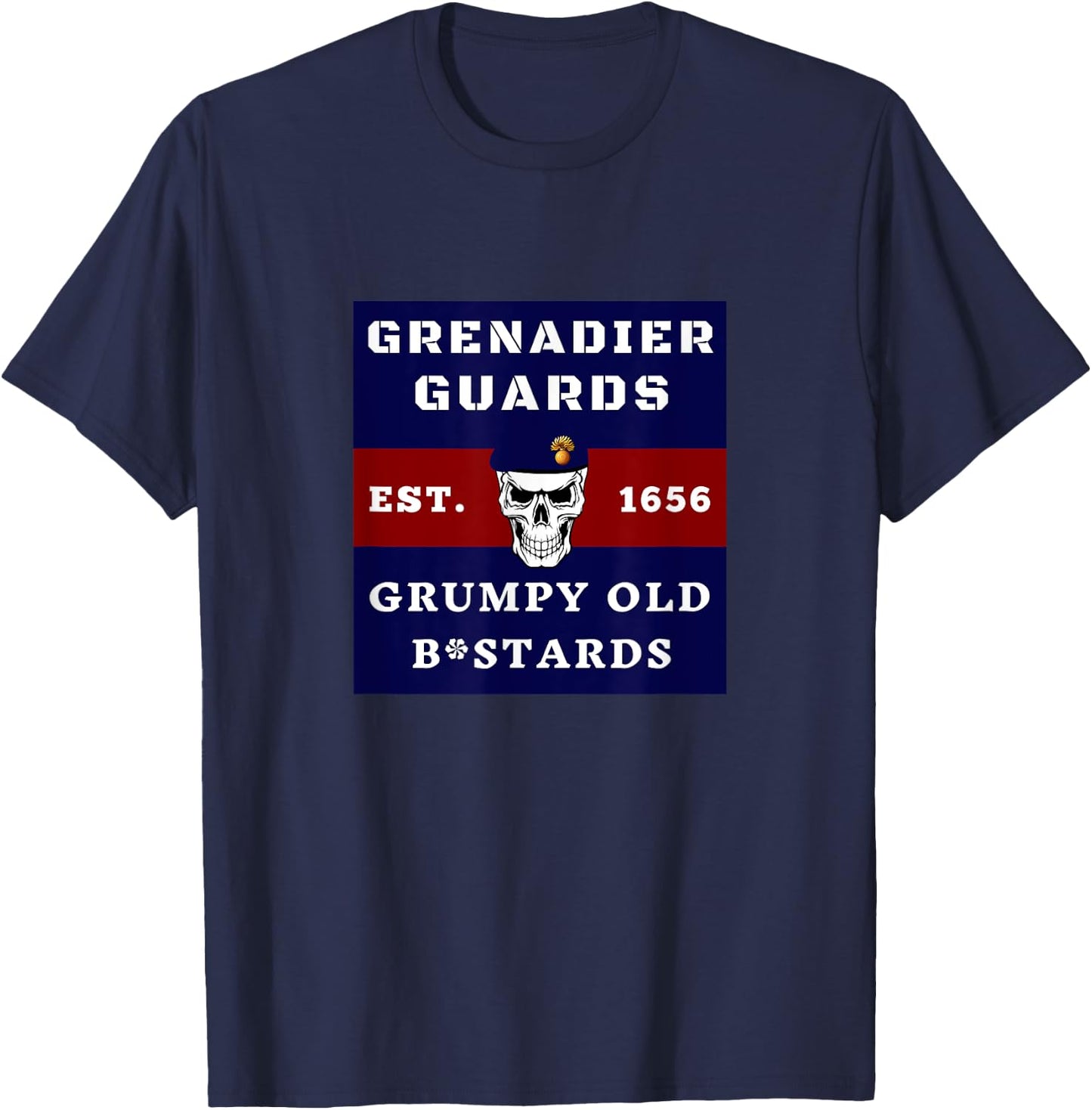 The Grenadier Guards. British Army Regiment T-Shirt - T-Shirt | Navy