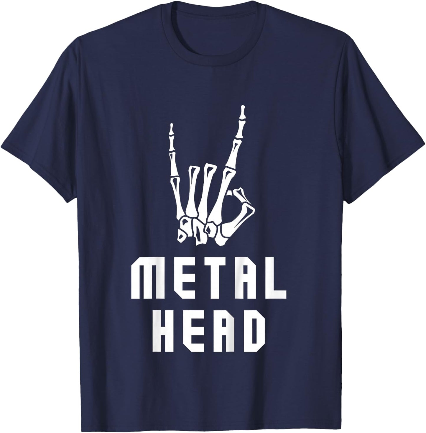 Metal Head Kids. For Metalhead Boys & Girls Into Metal Bands T-Shirt - T-Shirt | Navy