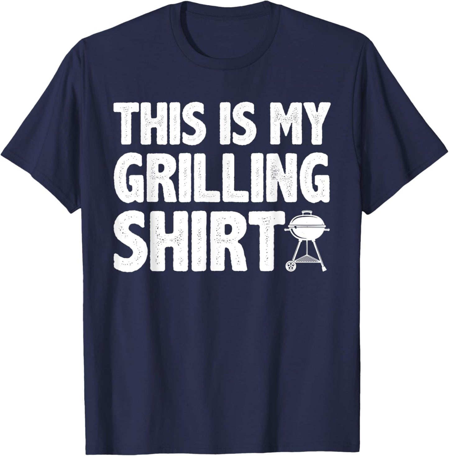 Cool Grilling Women Griller BBQ Meat Smoking T-Shirt - T-Shirt | Navy