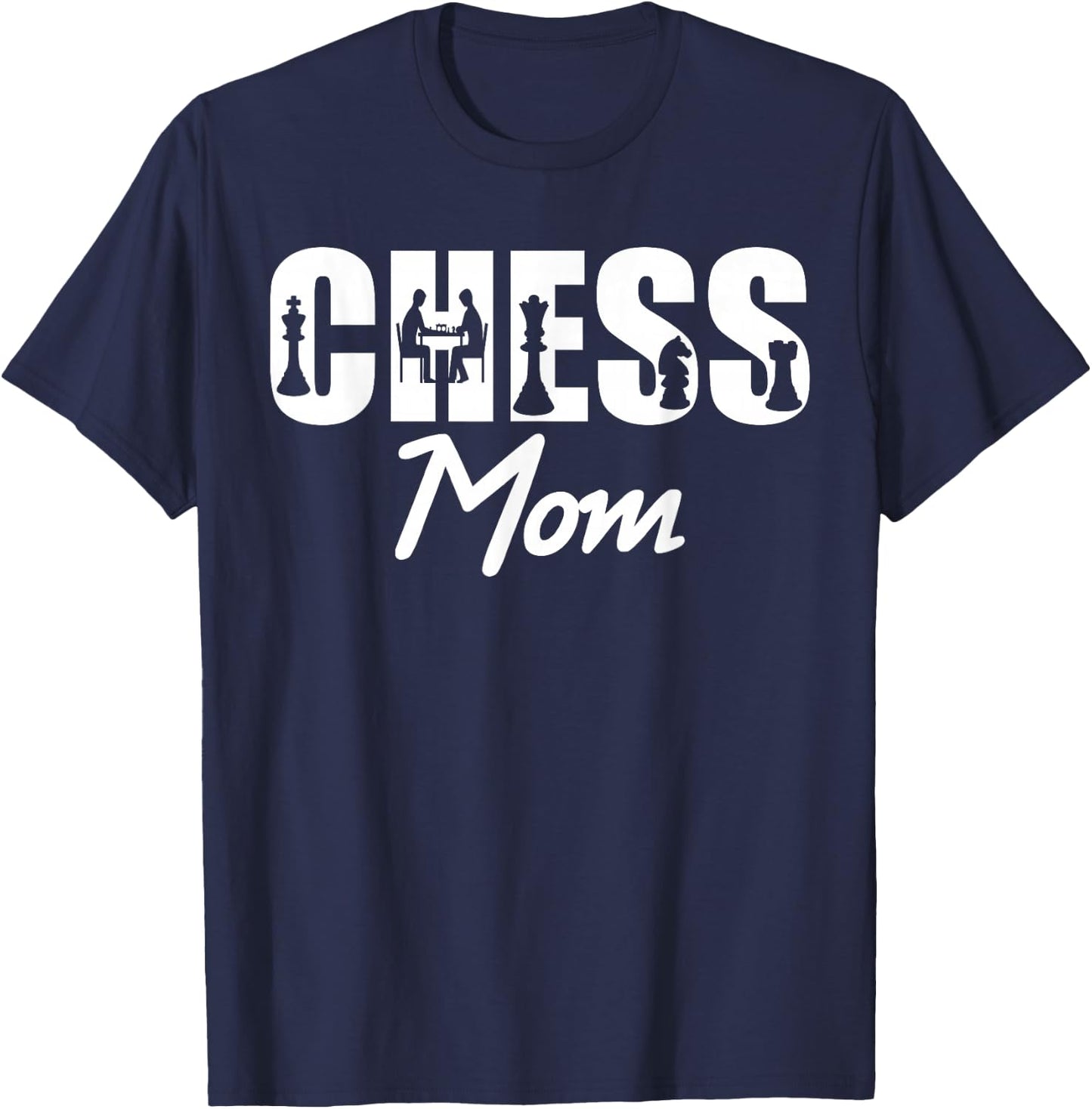 Game Player Chess Mom Club Team T-Shirt - T-Shirt | Navy