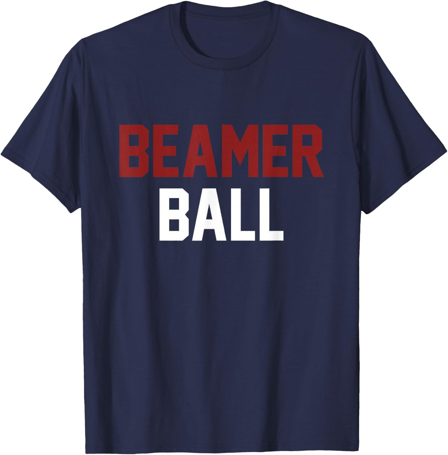 Sarcastic, Beamer Ball T-Shirt - T-Shirt | Navy