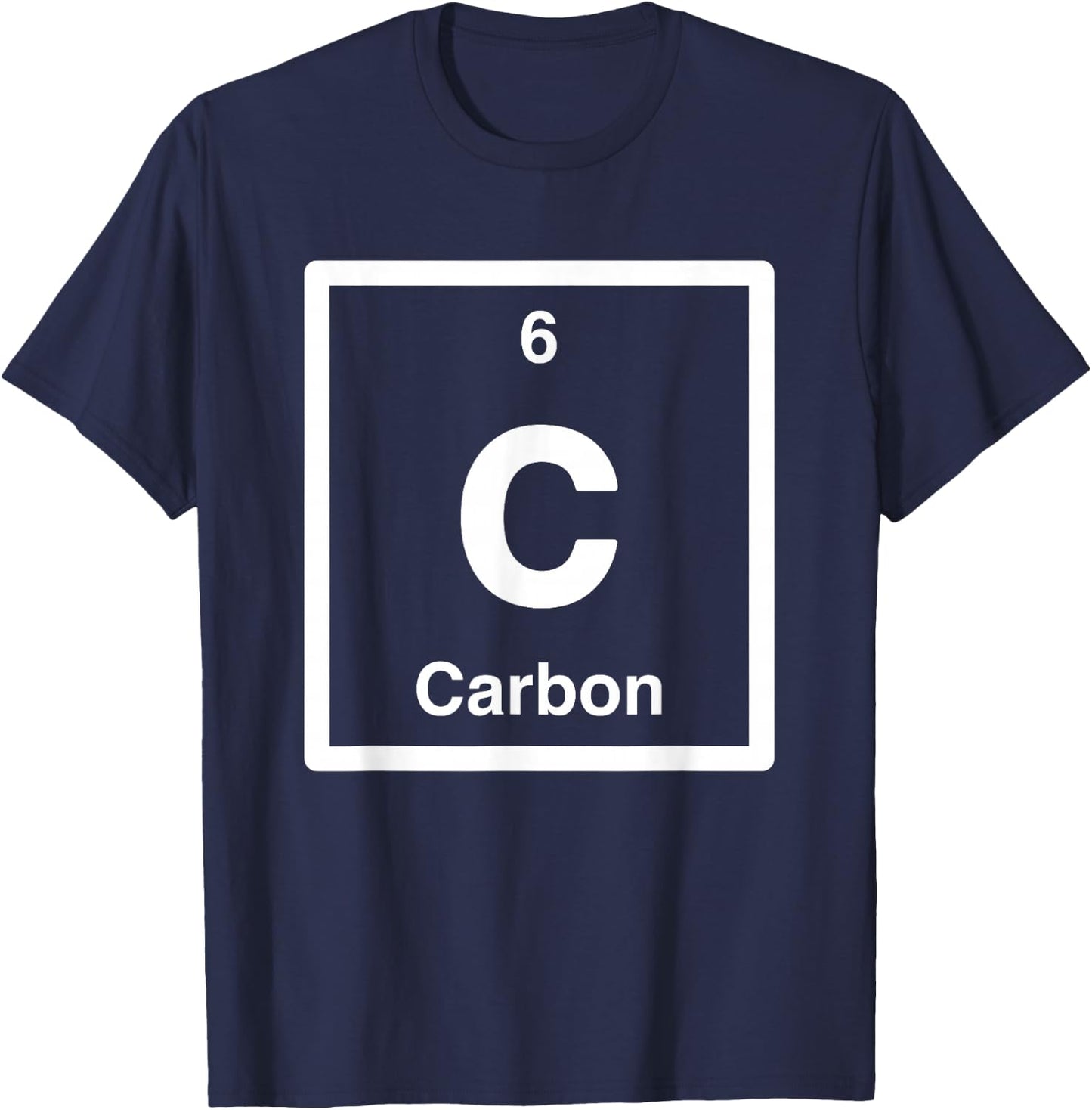 Carbon - C Periodic Table of Elements | Science Gifts T-Shirt - T-Shirt | Navy