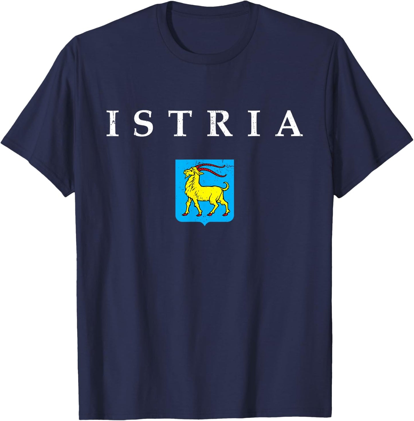 Croatia Hrvatska Souvenir Croatian Istria T-Shirt - T-Shirt | Navy