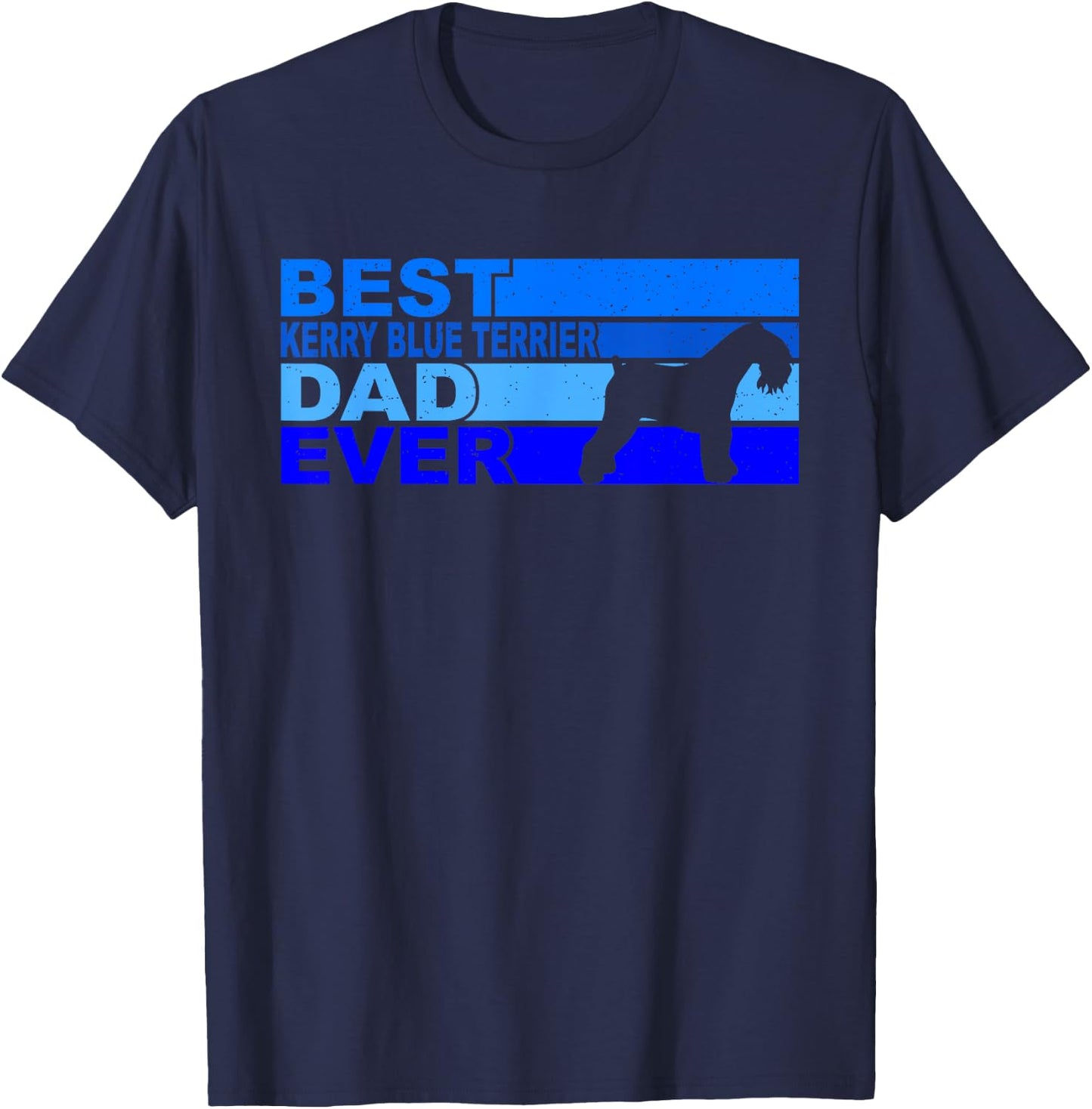 Best Kerry-Blue-Terrier Dad Ever Kerry-Blue-Terrier T-Shirt - T-Shirt | Navy