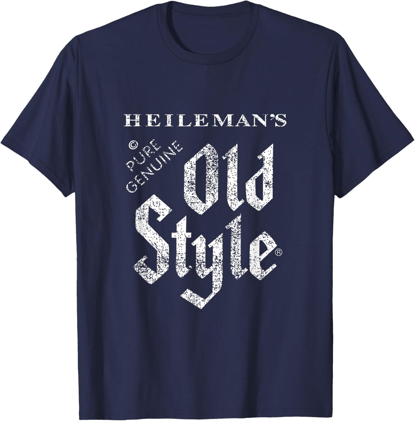 Old Style Beer Vintage Style - White T-Shirt - T-Shirt | Navy