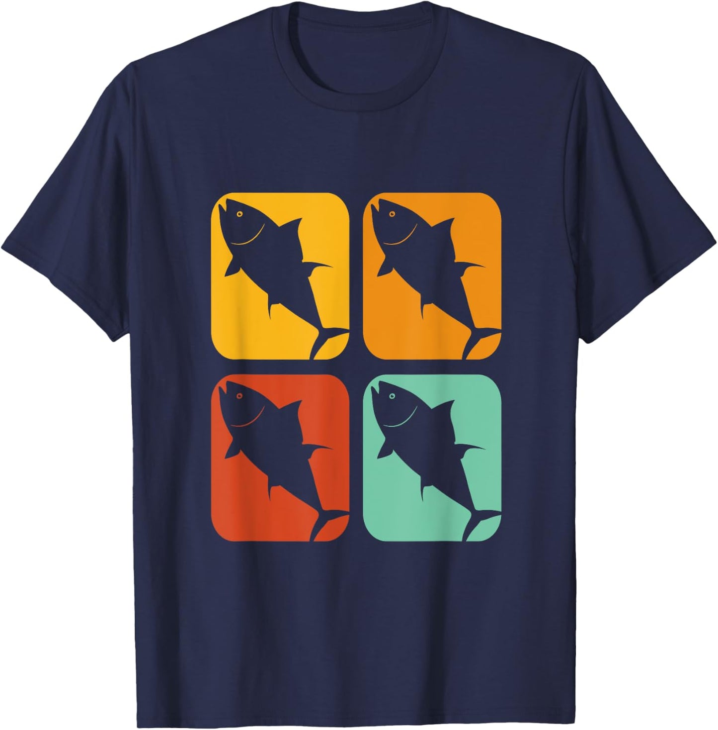 Vintage Love Yellowfin Tuna Vintage Bluefin Tuna T-Shirt - T-Shirt | Navy