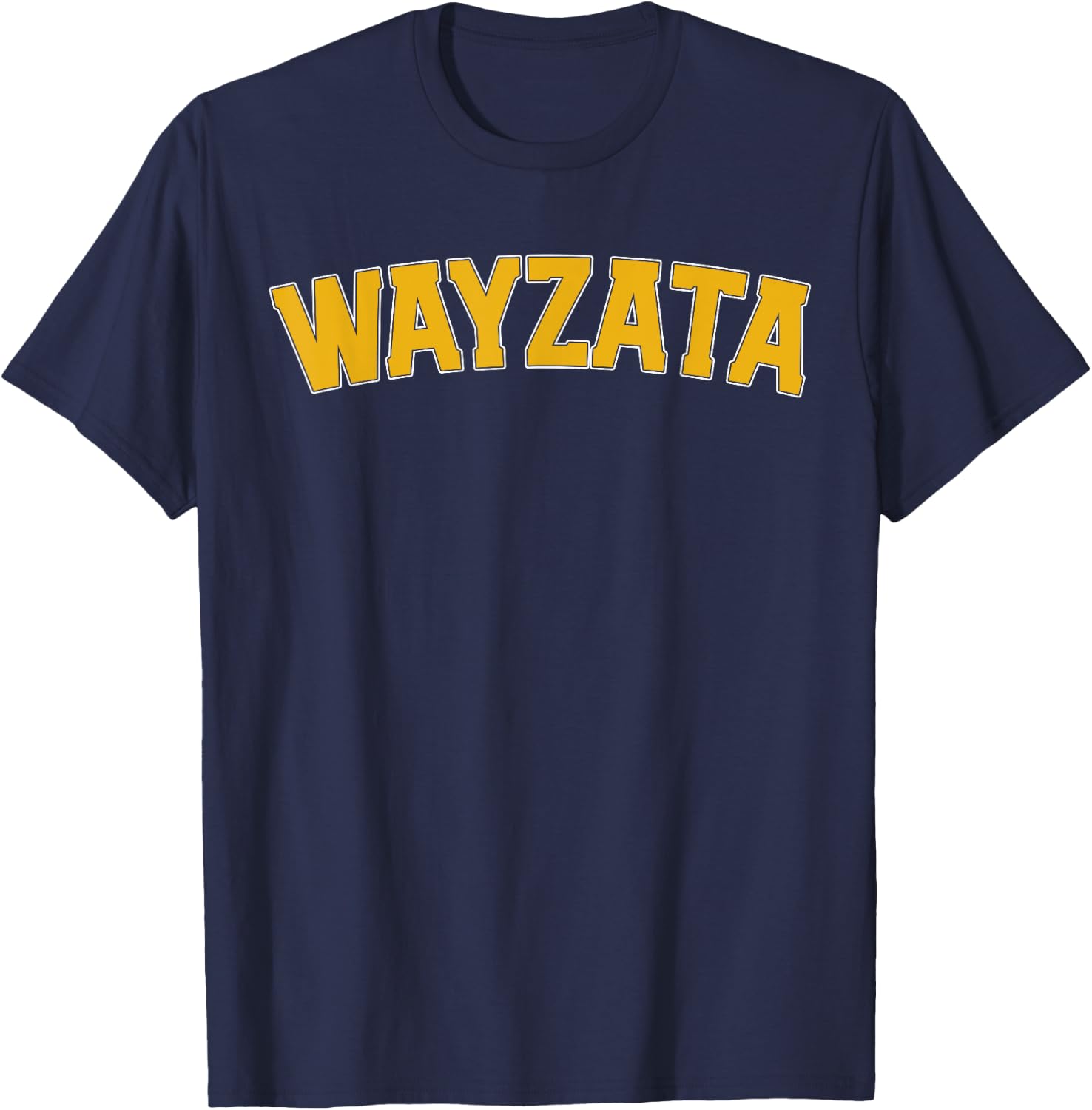 Wayzata Minnesota Blue and Yellow T-Shirt - T-Shirt | Navy