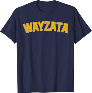 Wayzata Minnesota Blue and Yellow T-Shirt - T-Shirt | Navy