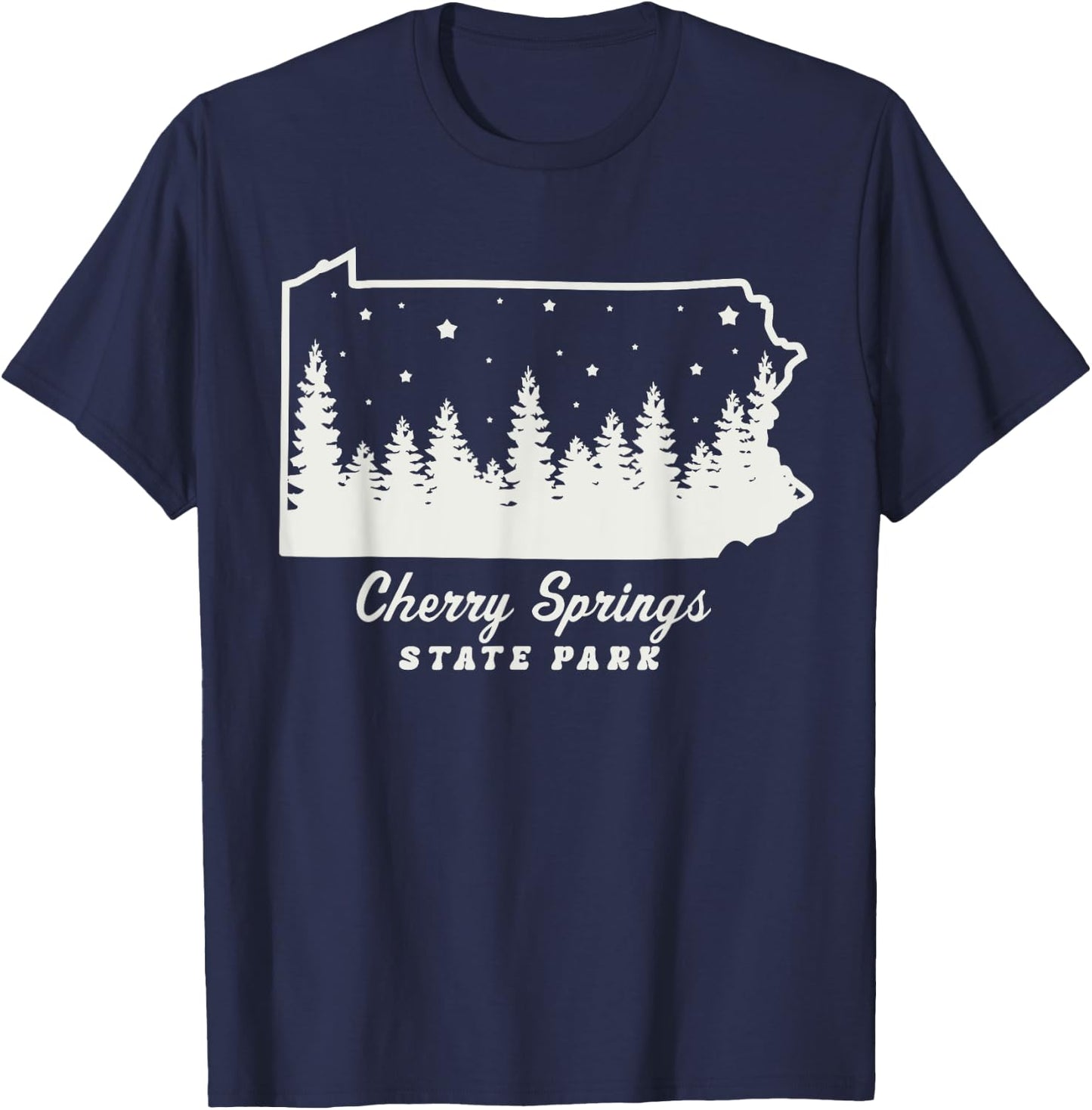 Cherry Springs State Park Pennsylvania Stargazing Stars T-Shirt - T-Shirt | Navy